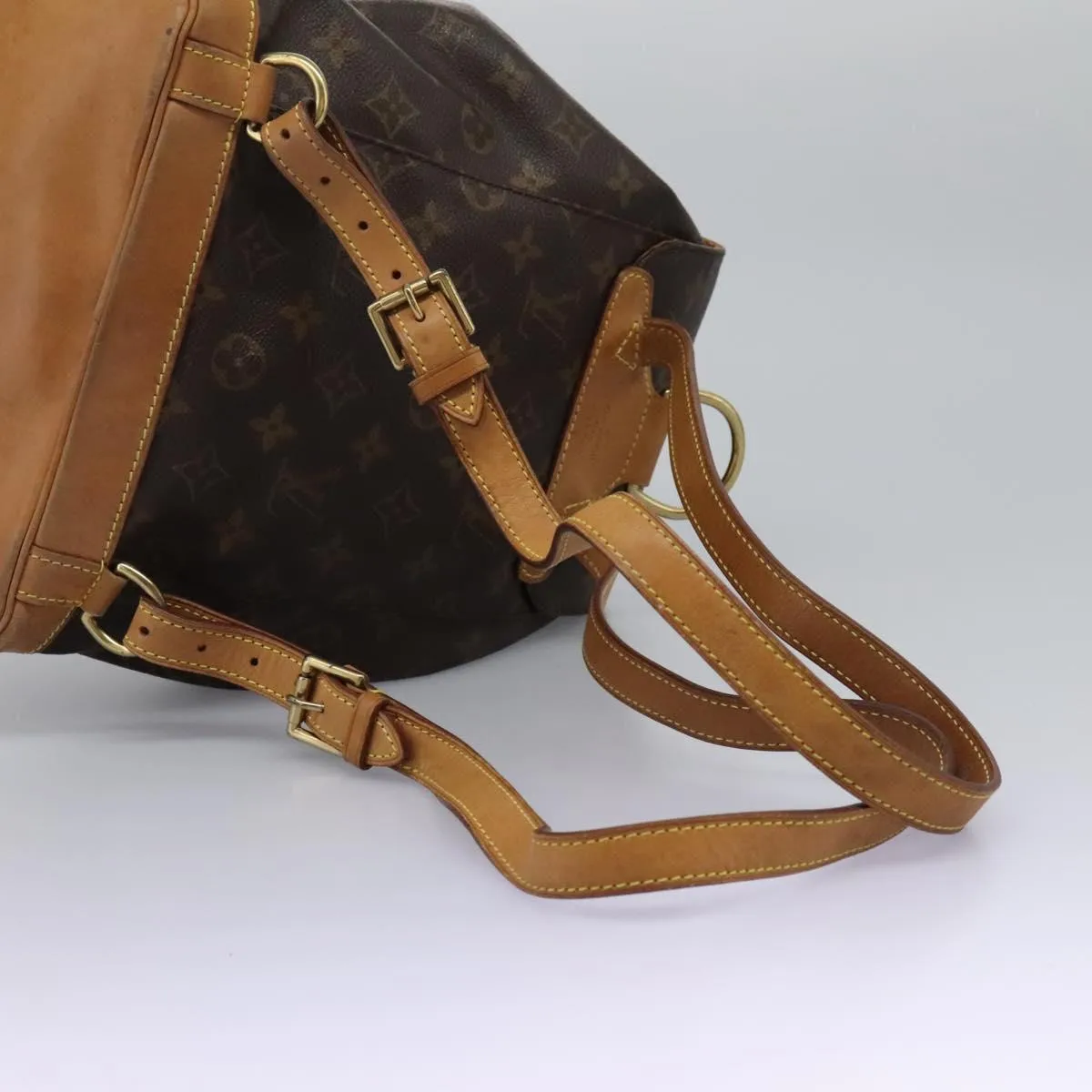 Louis Vuitton Montsouris Mm Canvas Backpack Bag (Pre-Owned)