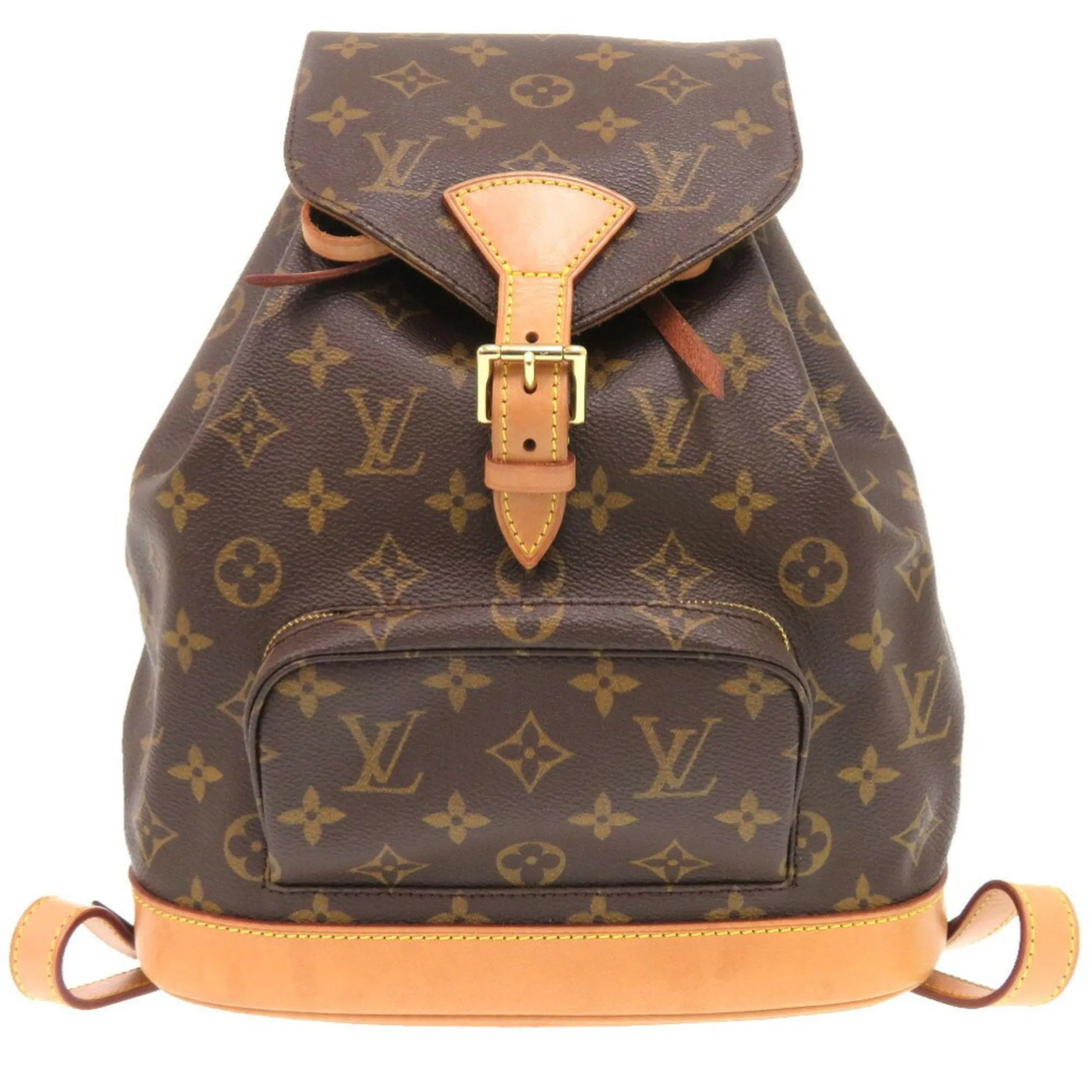 Louis Vuitton Montsouris Mm Canvas Backpack Bag (Pre-Owned)