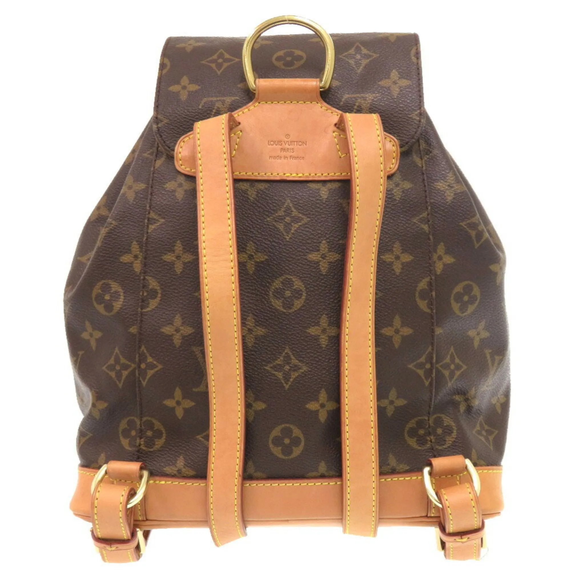 Louis Vuitton Montsouris Mm Canvas Backpack Bag (Pre-Owned)