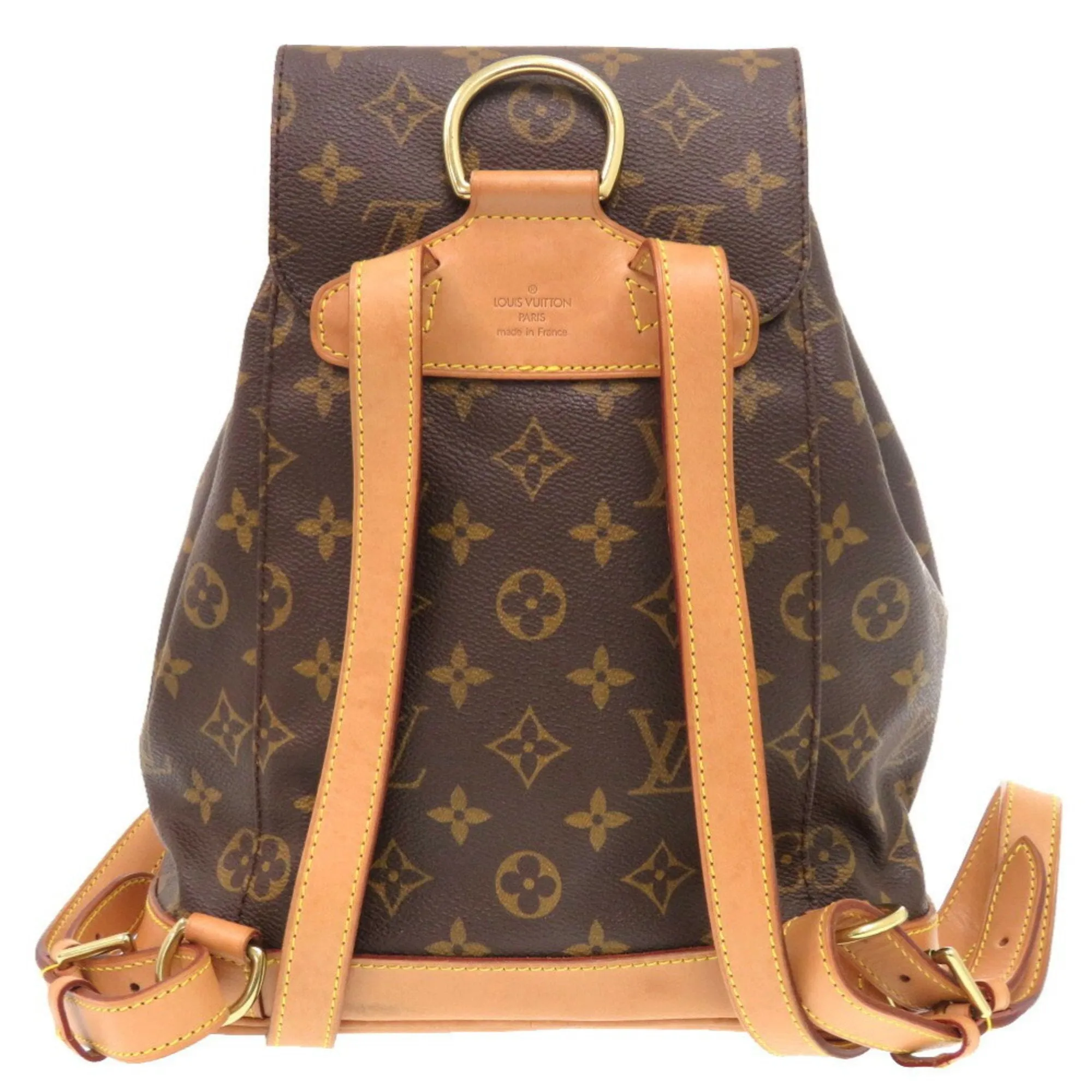 Louis Vuitton Montsouris Mm Canvas Backpack Bag (Pre-Owned)