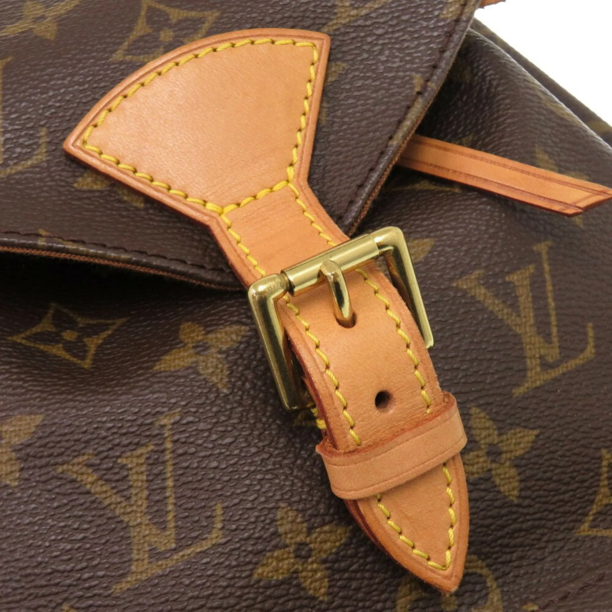 Louis Vuitton Montsouris Mm Canvas Backpack Bag (Pre-Owned)