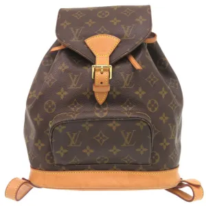 Louis Vuitton Montsouris Mm Canvas Backpack Bag (Pre-Owned)