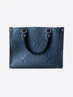 Louis Vuitton Navy Nacre OnTheGo Tote MM