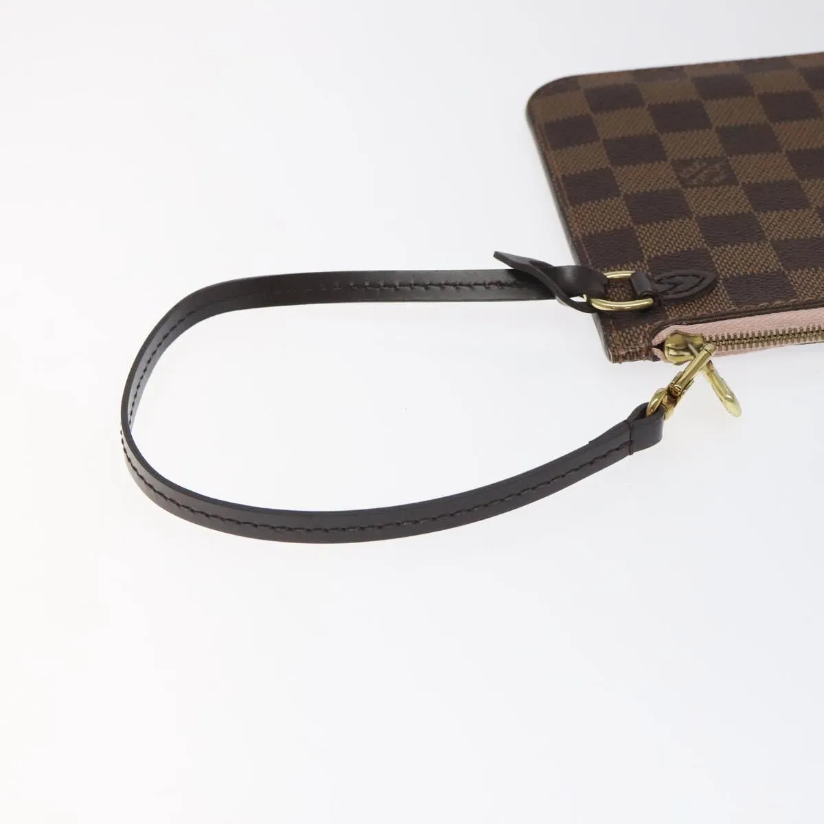Louis Vuitton Neverfull Pouch Canvas Clutch Bag (Pre-Owned)