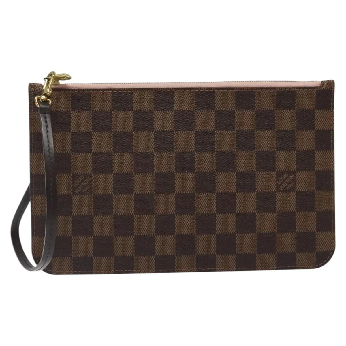 Louis Vuitton Neverfull Pouch Canvas Clutch Bag (Pre-Owned)