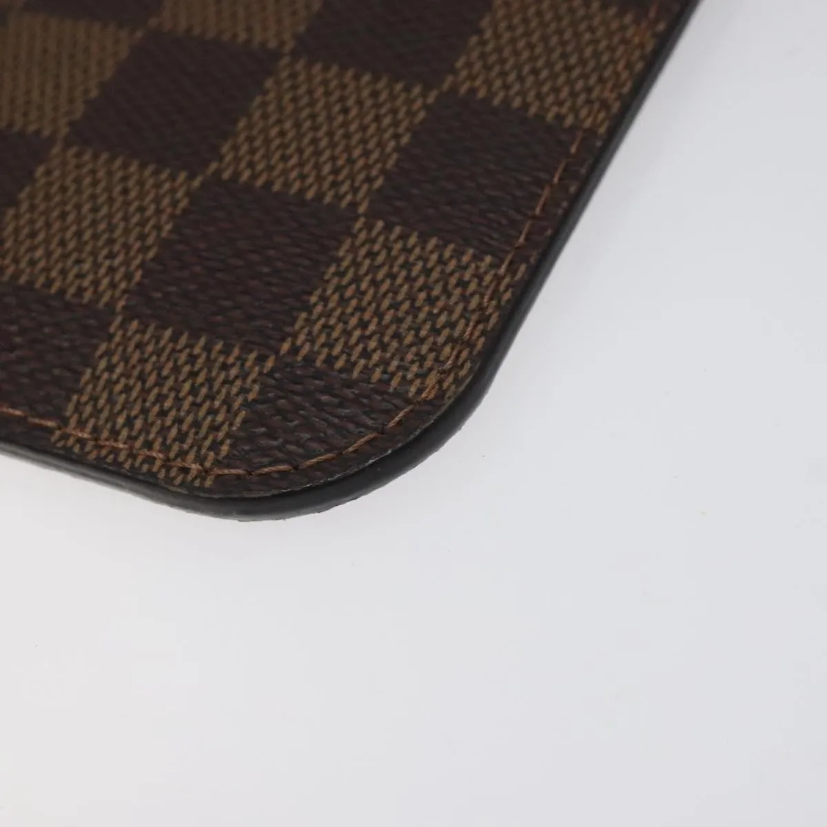 Louis Vuitton Neverfull Pouch Canvas Clutch Bag (Pre-Owned)