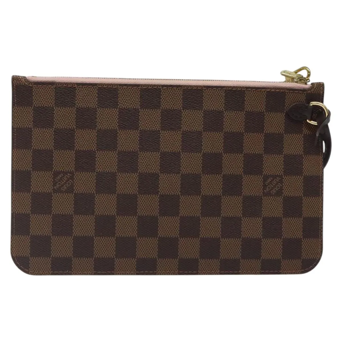 Louis Vuitton Neverfull Pouch Canvas Clutch Bag (Pre-Owned)