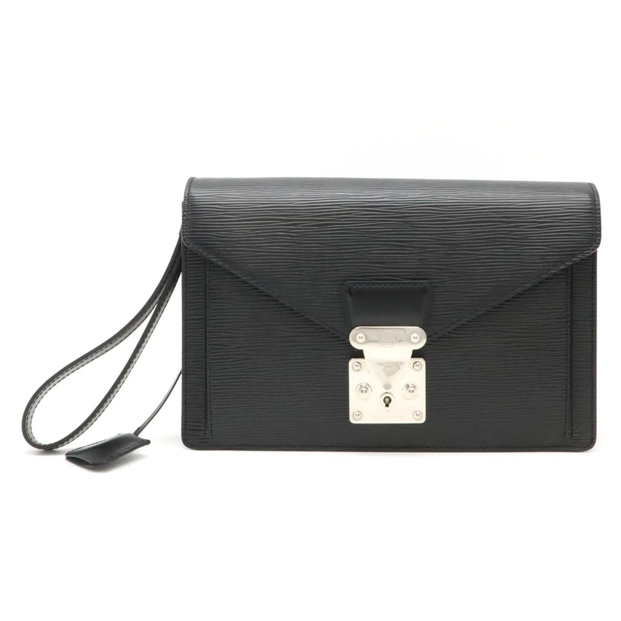 Louis Vuitton Noir Epi Leather Clutch Bag (Pre-Owned)