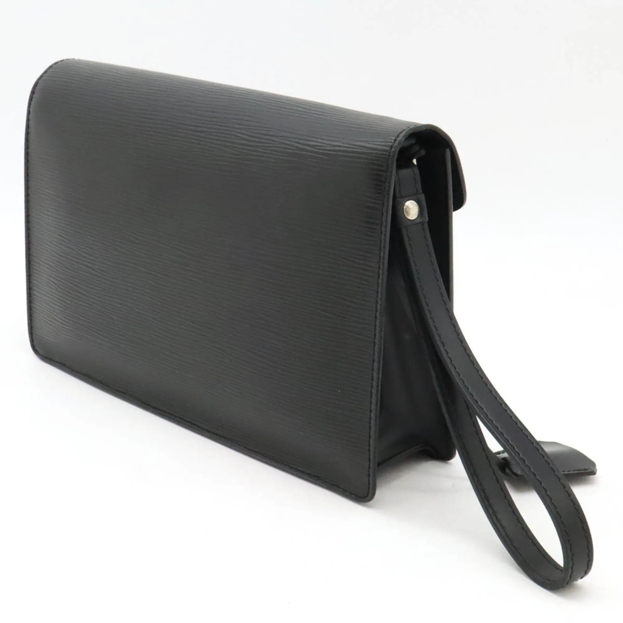 Louis Vuitton Noir Epi Leather Clutch Bag (Pre-Owned)