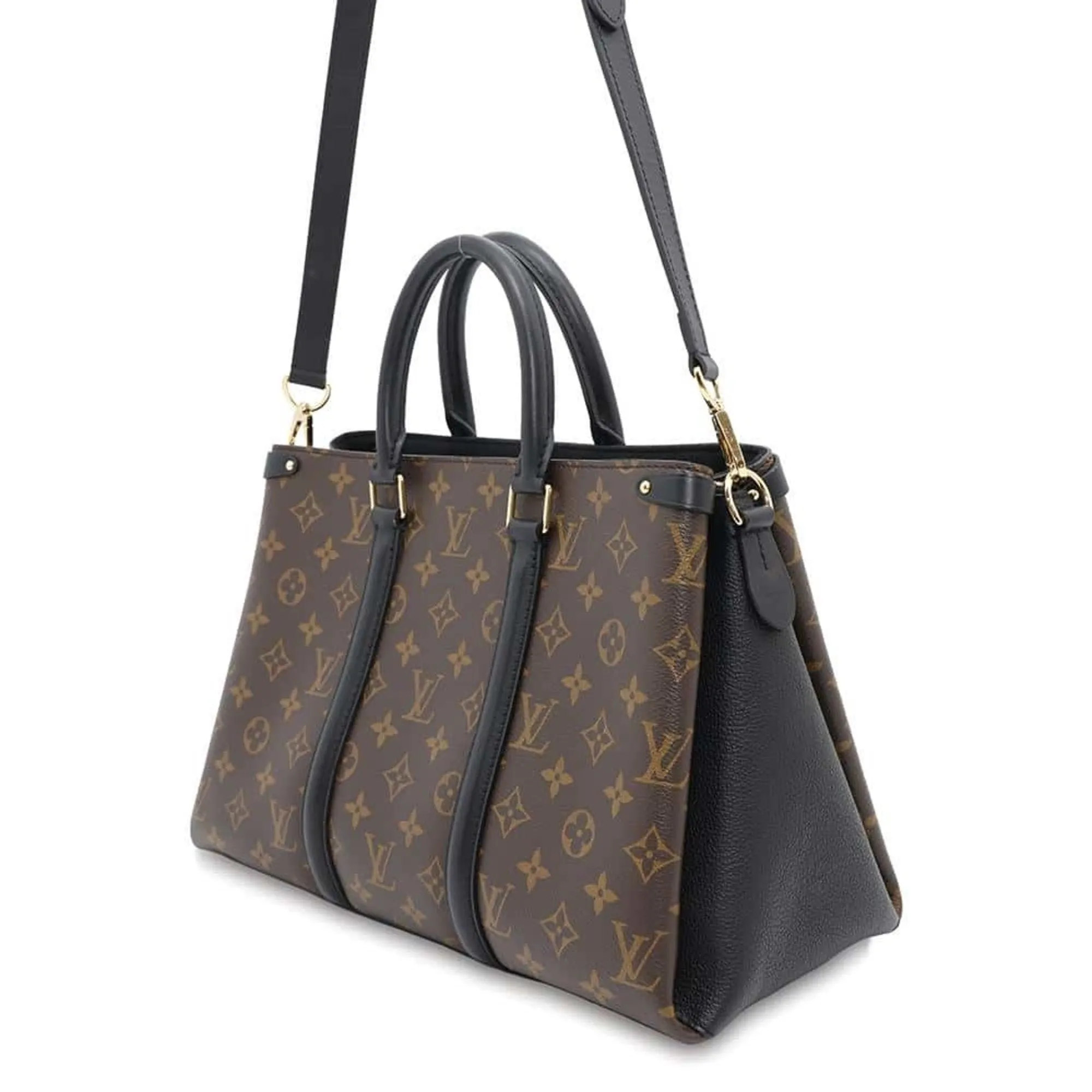 Louis Vuitton Noir Monogram Handbag (Pre-Owned)