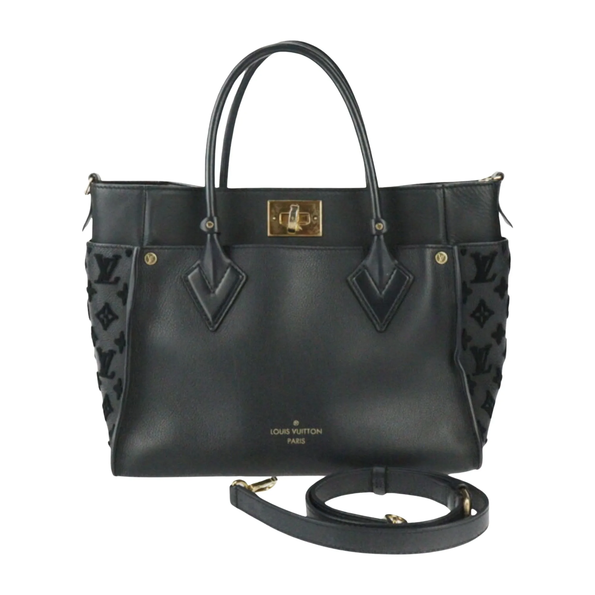 Louis Vuitton On My Side Leather Tote Bag (Pre-Owned)