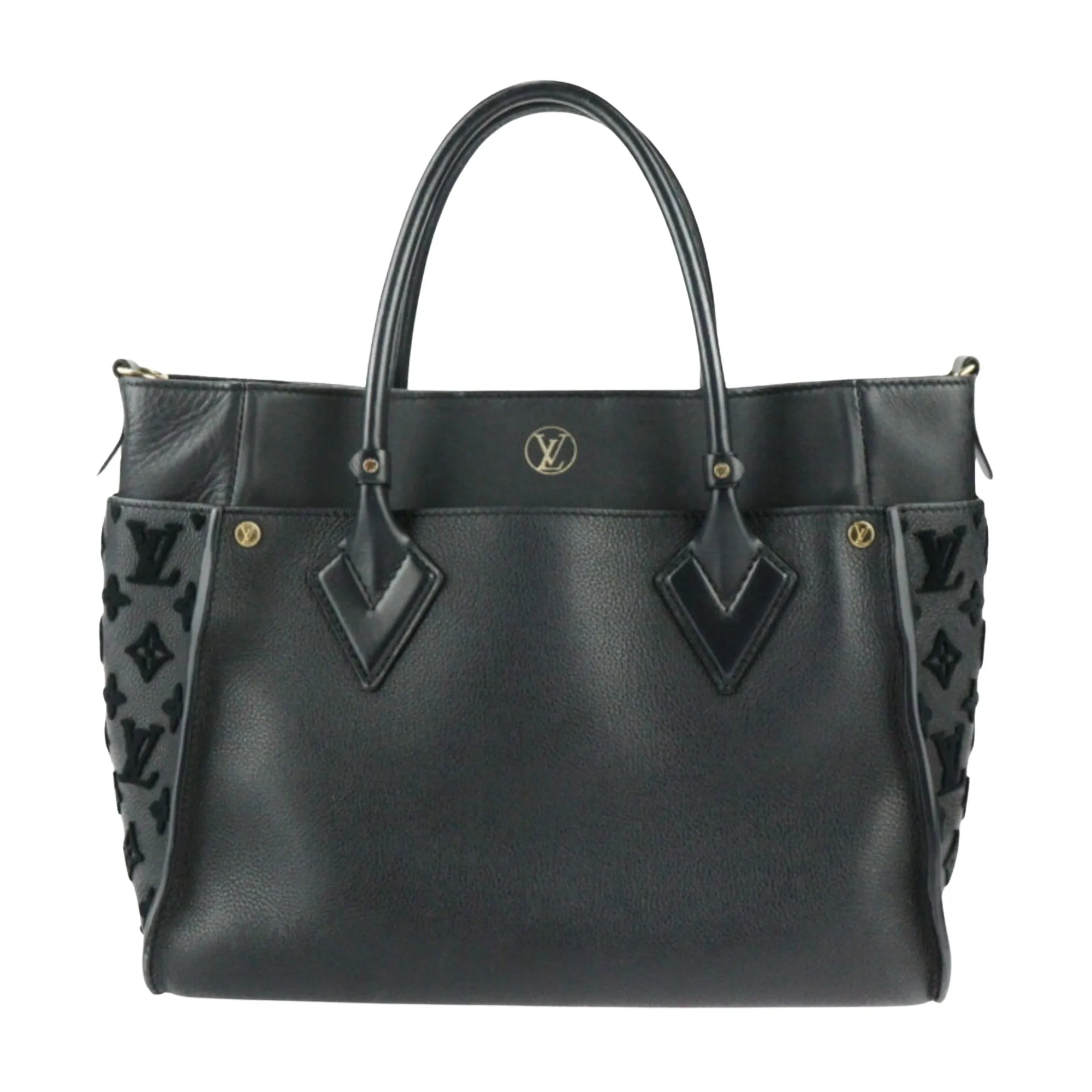 Louis Vuitton On My Side Leather Tote Bag (Pre-Owned)
