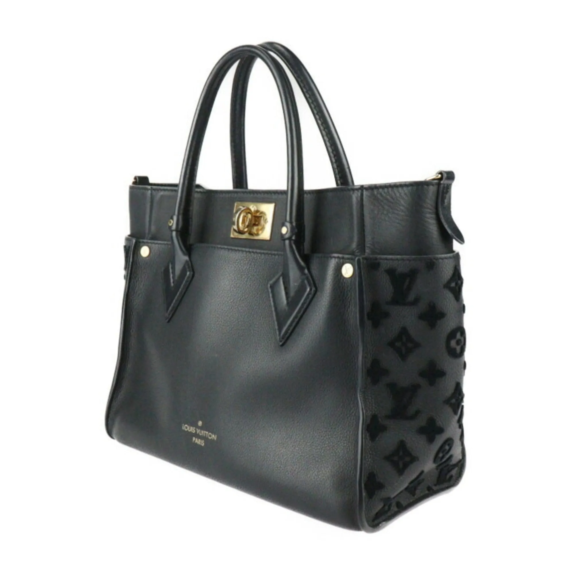 Louis Vuitton On My Side Leather Tote Bag (Pre-Owned)
