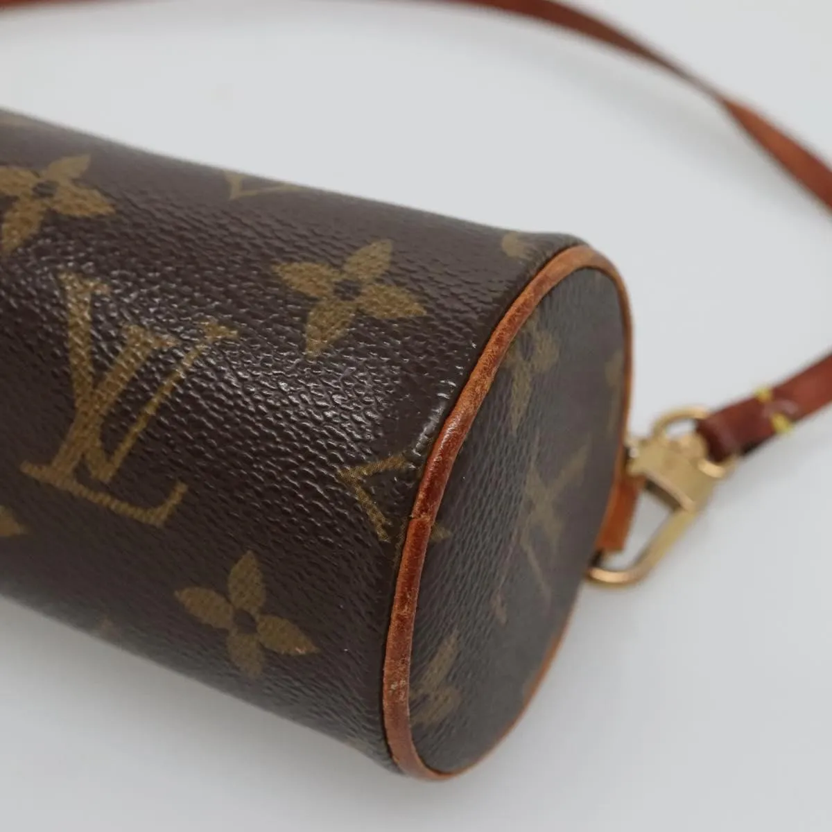 Louis Vuitton Papillon Canvas Clutch Bag (Pre-Owned)