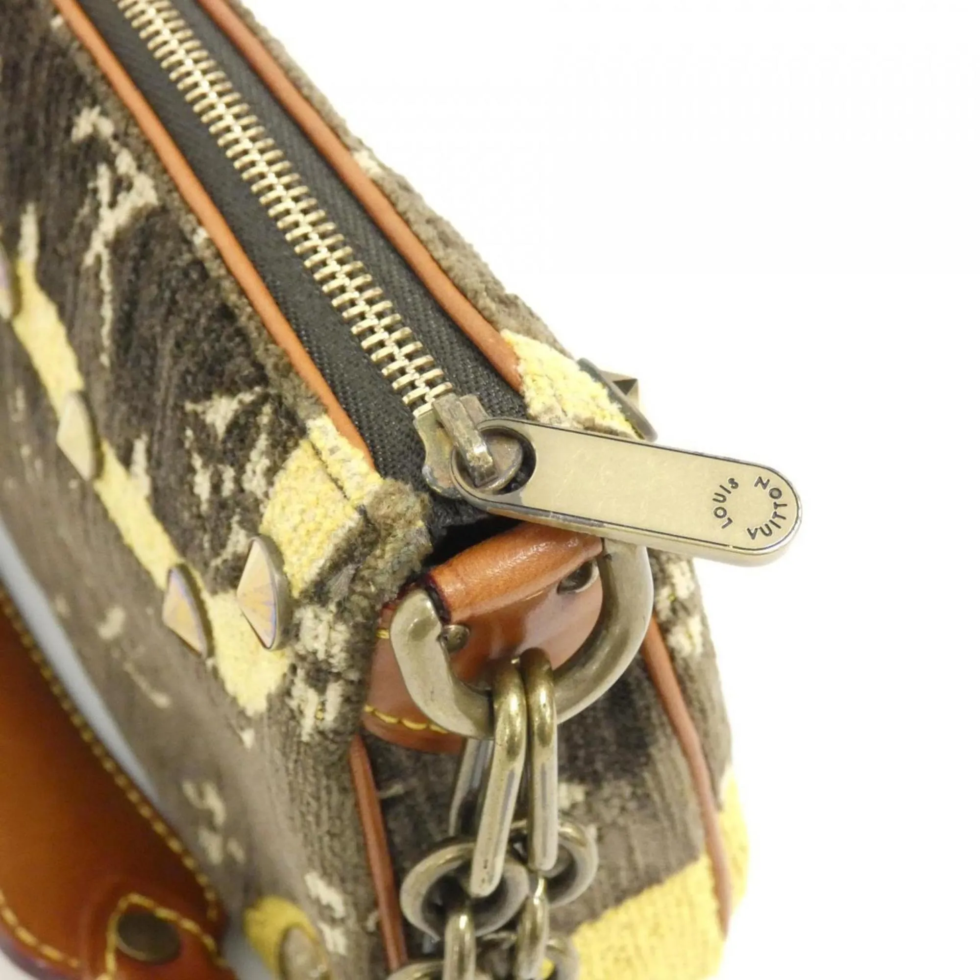 Louis Vuitton Pile Fabric Pochette Pouch (Pre-Owned)
