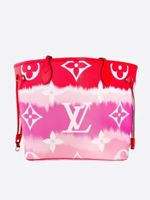 Louis Vuitton Pink & Red Escale Monogram Neverfull MM