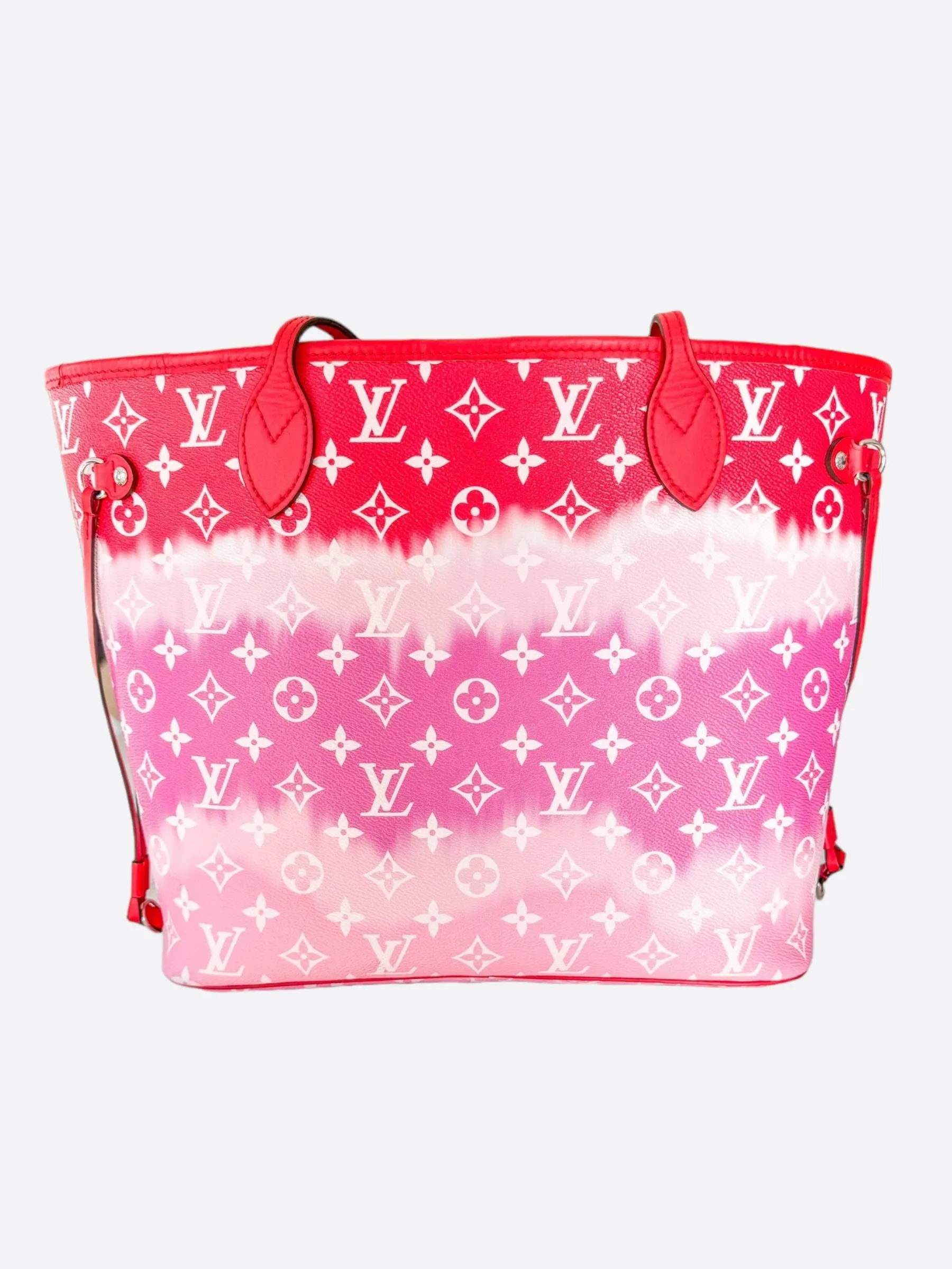 Louis Vuitton Pink & Red Escale Monogram Neverfull MM