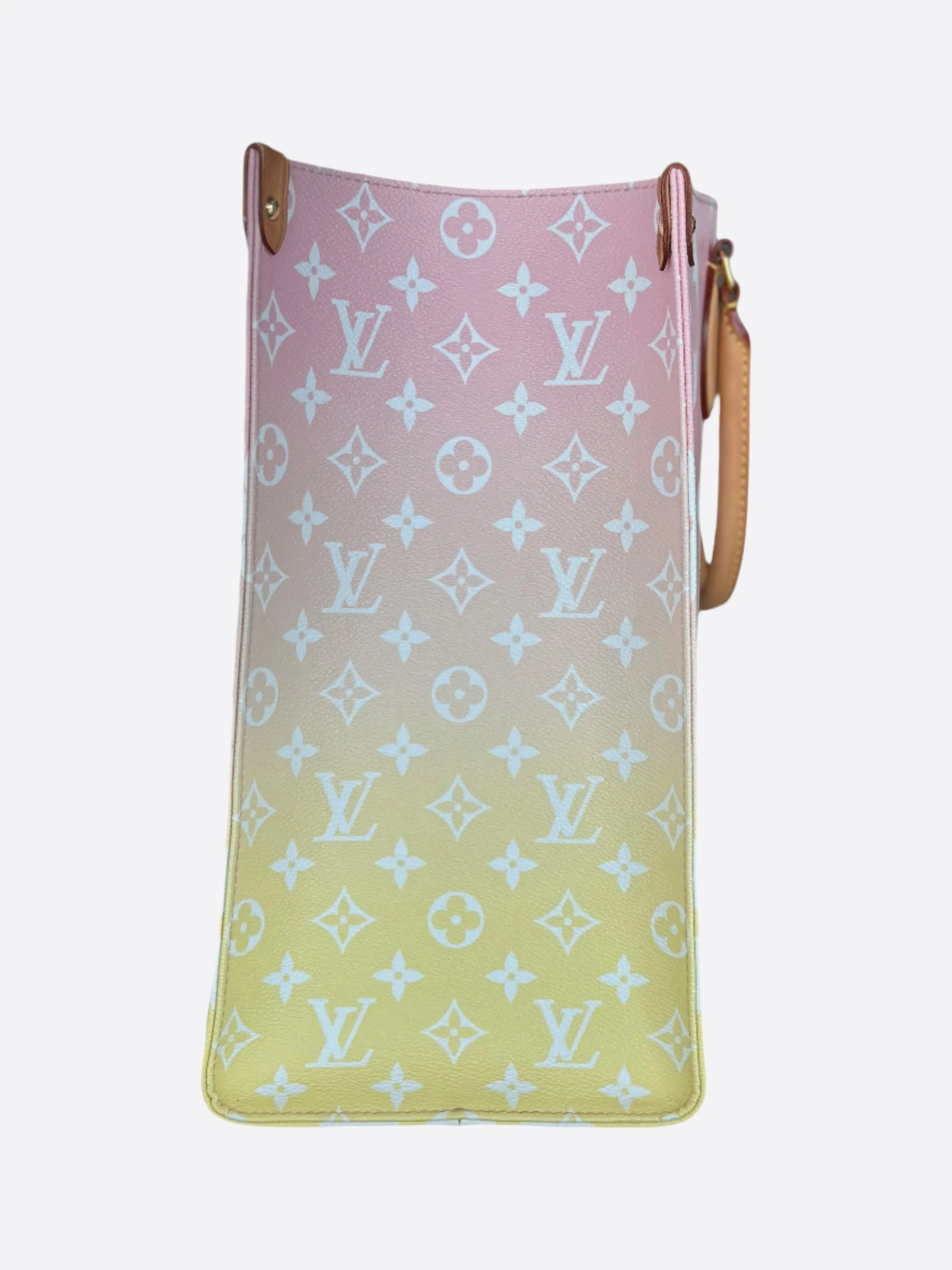 Louis Vuitton Pink & Yellow Monogram By The Pool OnTheGo GM