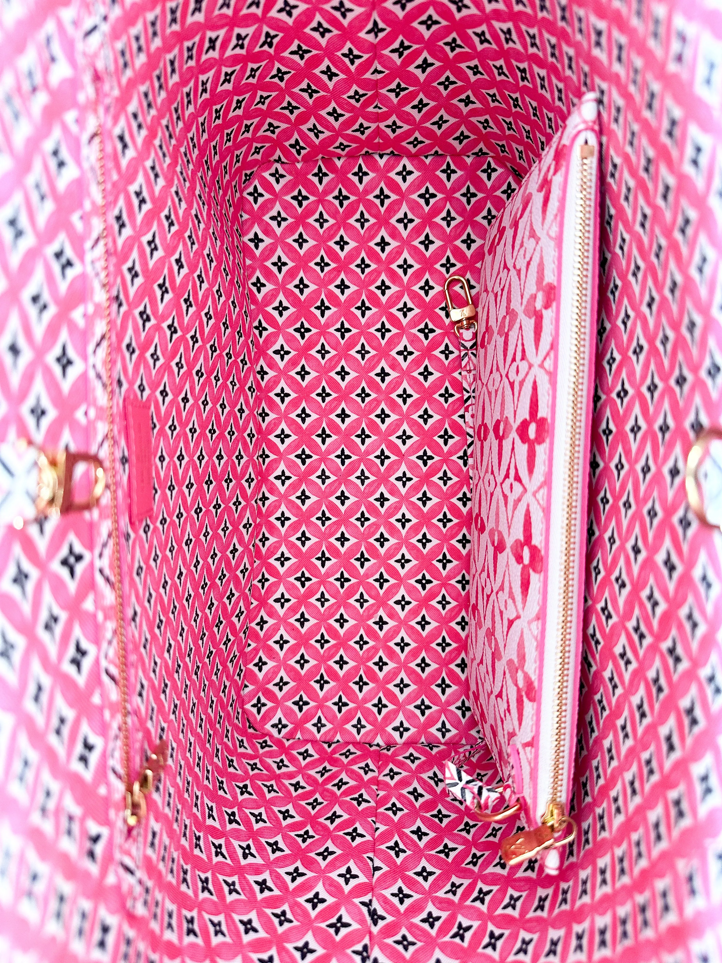 Louis Vuitton Pink By The Pool Monogram Neverfull MM