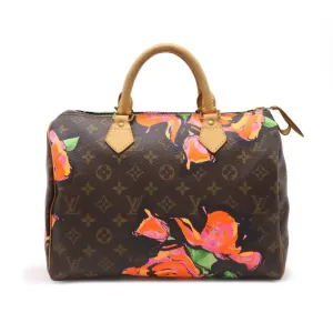 Louis Vuitton  pink Monogram Rose Canvas Handbag (Pre-Owned)