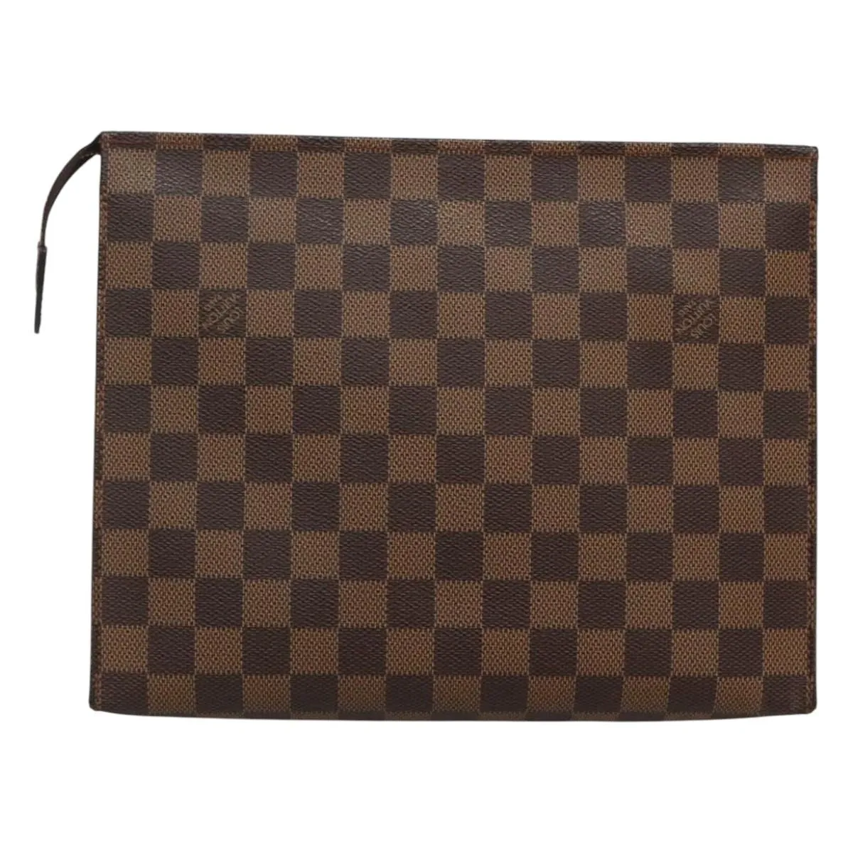 Louis Vuitton Poche Toilette Canvas Clutch Bag (Pre-Owned)