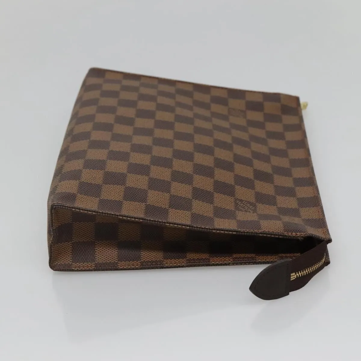 Louis Vuitton Poche Toilette Canvas Clutch Bag (Pre-Owned)