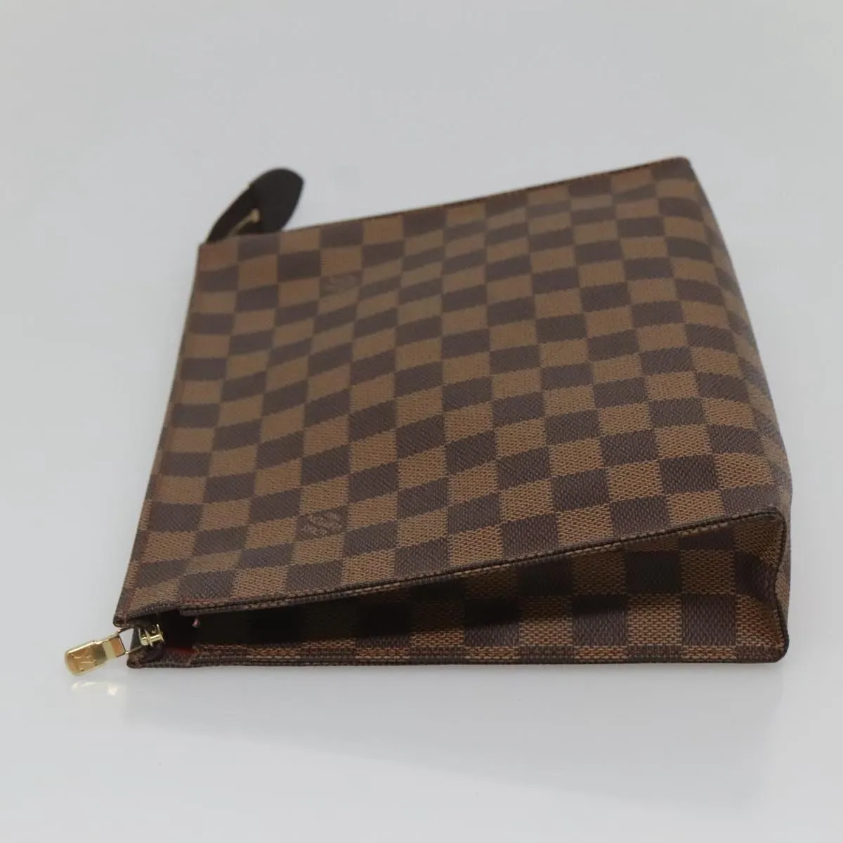 Louis Vuitton Poche Toilette Canvas Clutch Bag (Pre-Owned)