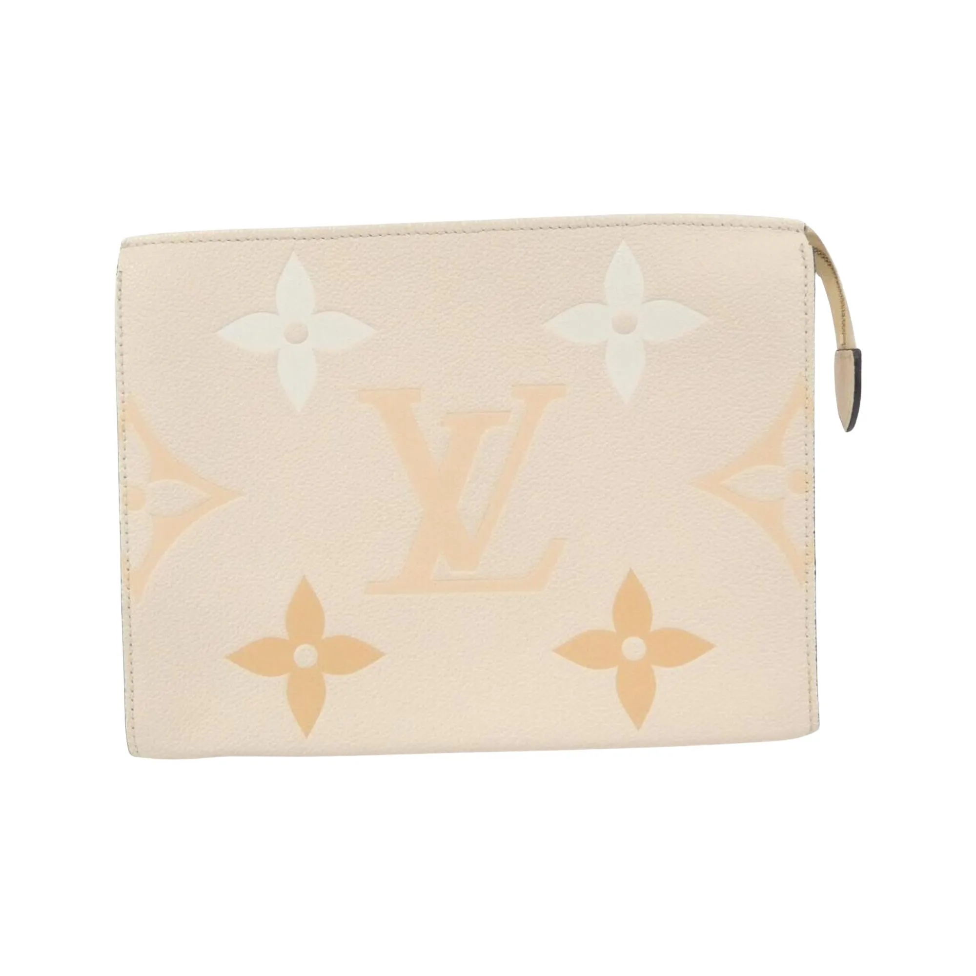 Louis Vuitton Poche Toilette Leather Clutch Bag (Pre-Owned)