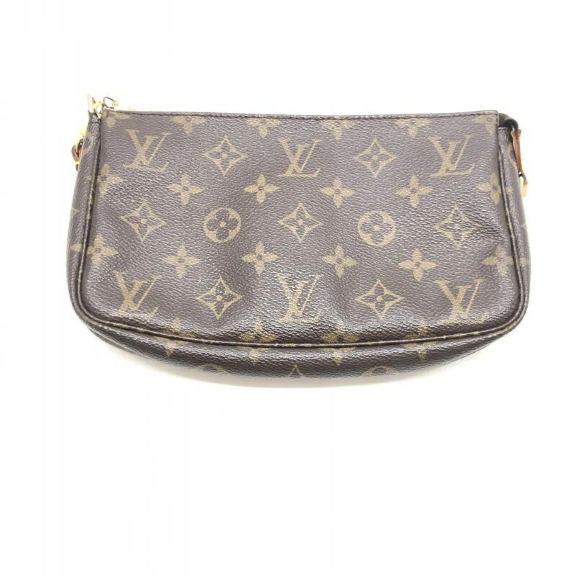 Louis Vuitton Pochette Accessoire Canvas Clutch Bag (Pre-Owned)