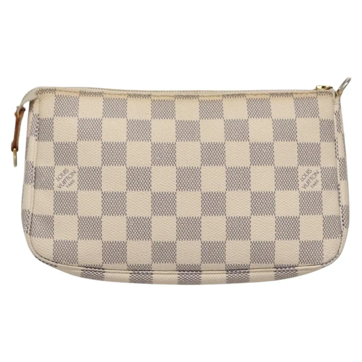 Louis Vuitton Pochette Accessoire Canvas Clutch Bag (Pre-Owned)