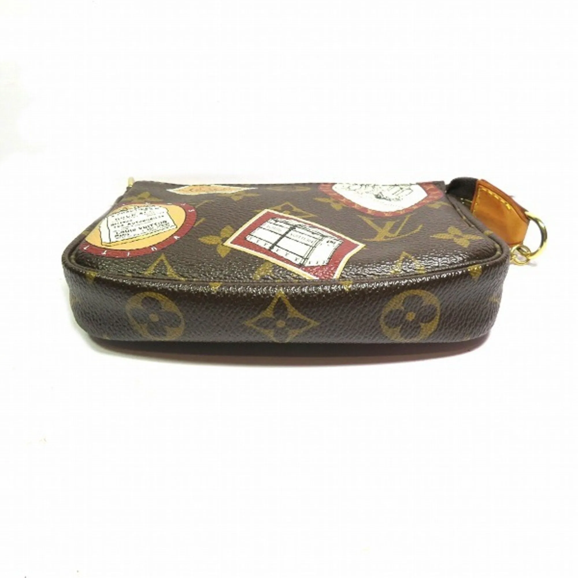 Louis Vuitton Pochette Accessoire Canvas Clutch Bag (Pre-Owned)