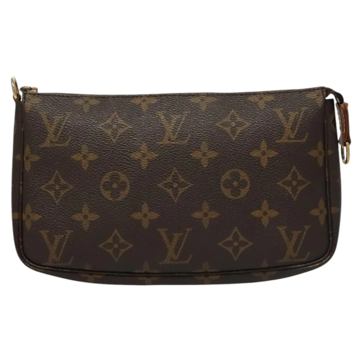Louis Vuitton Pochette Accessoire Canvas Clutch Bag (Pre-Owned)