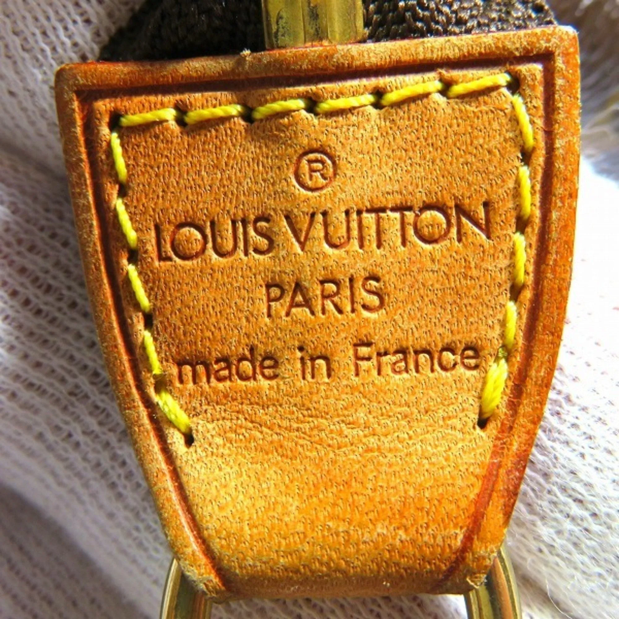 Louis Vuitton Pochette Accessoire Canvas Clutch Bag (Pre-Owned)