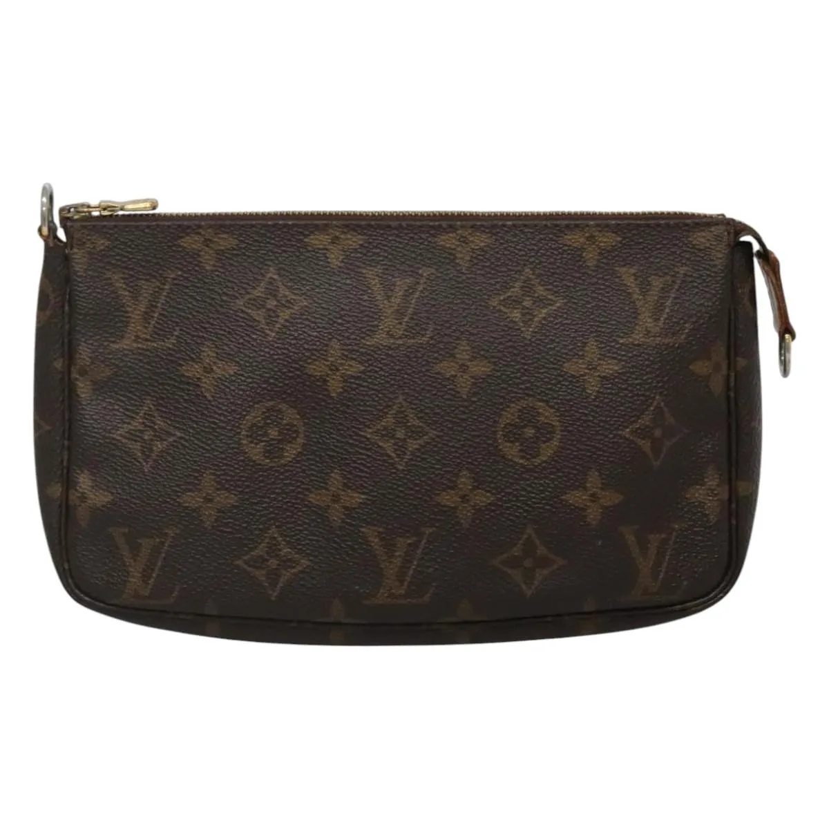 Louis Vuitton Pochette Accessoire Canvas Clutch Bag (Pre-Owned)