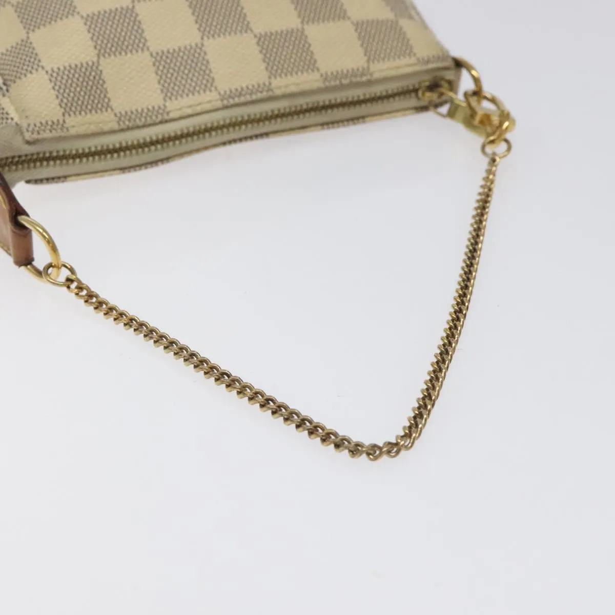 Louis Vuitton Pochette Accessoire Canvas Clutch Bag (Pre-Owned)