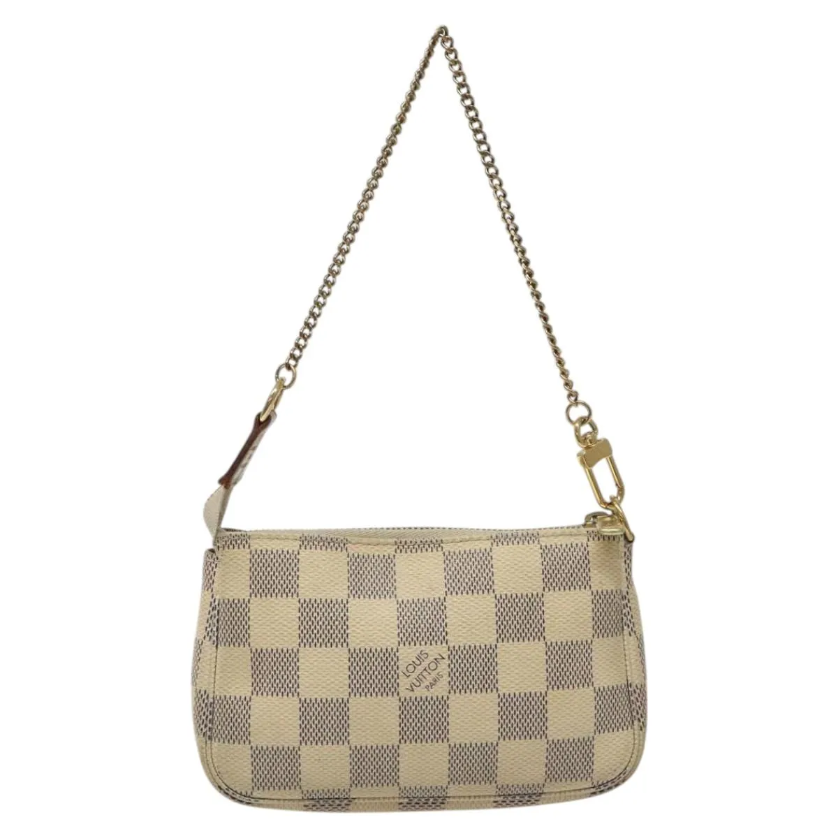Louis Vuitton Pochette Accessoire Canvas Clutch Bag (Pre-Owned)