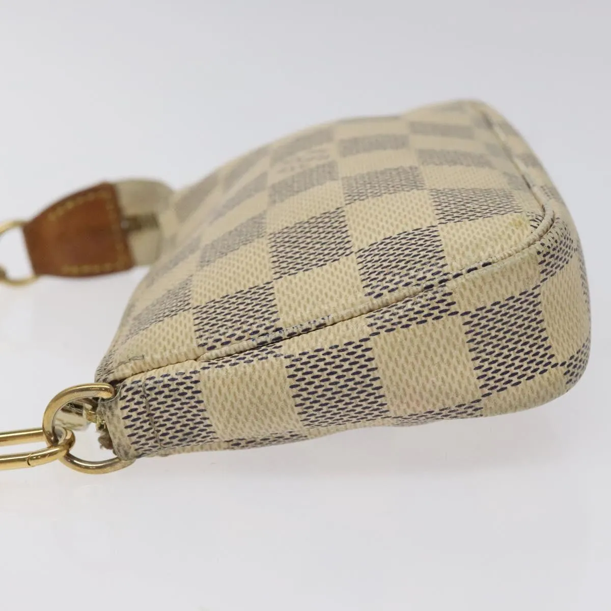Louis Vuitton Pochette Accessoire Canvas Clutch Bag (Pre-Owned)
