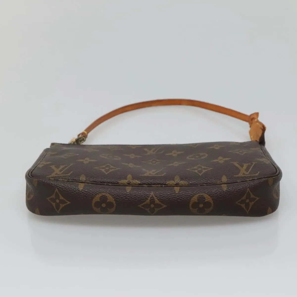 Louis Vuitton Pochette Accessoire Canvas Clutch Bag (Pre-Owned)