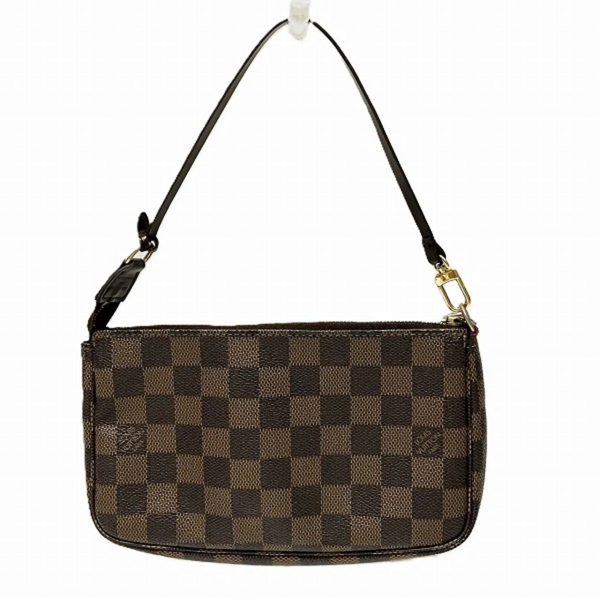 Louis Vuitton Pochette Accessoire Canvas Clutch Bag (Pre-Owned)
