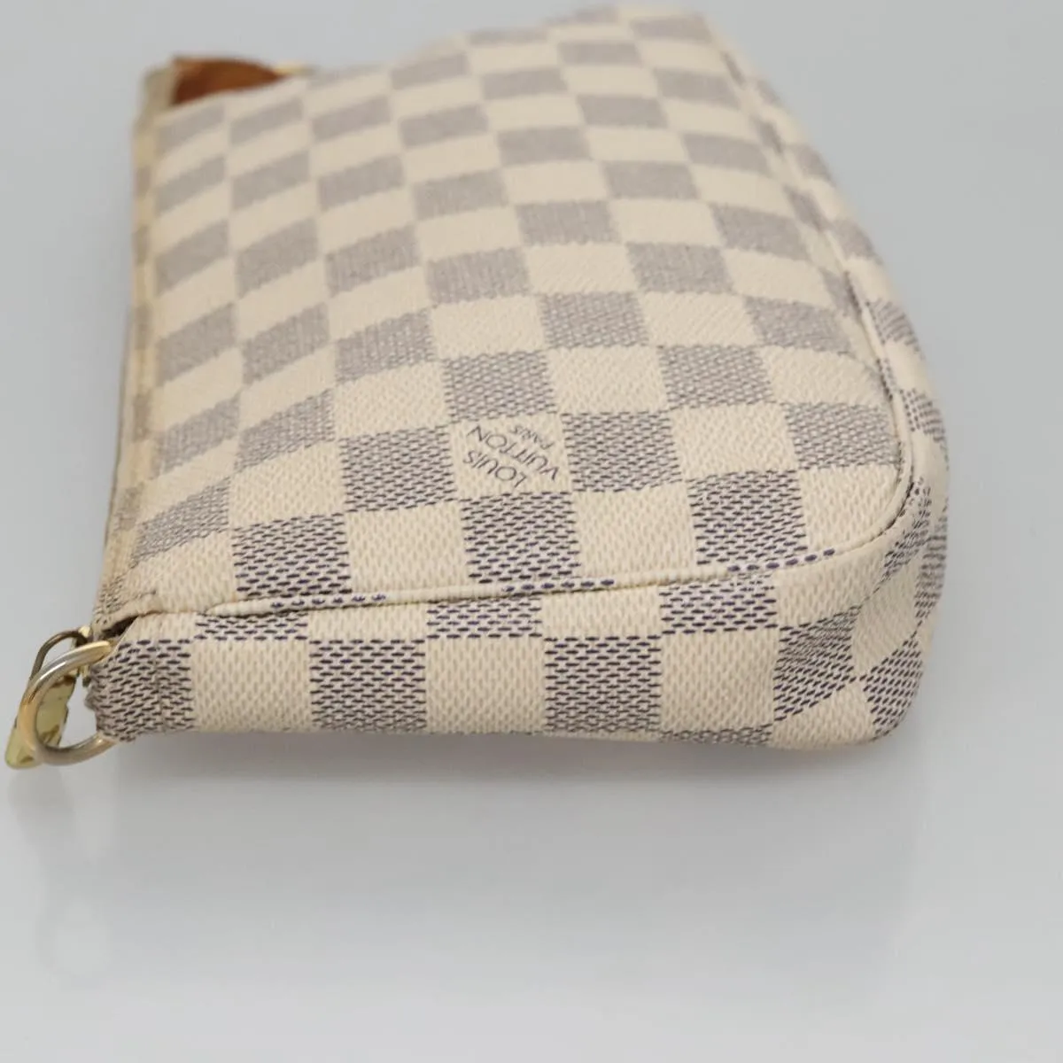 Louis Vuitton Pochette Accessoire Canvas Clutch Bag (Pre-Owned)