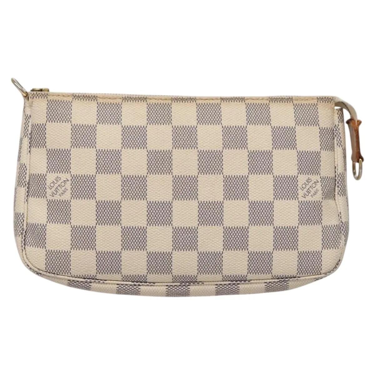 Louis Vuitton Pochette Accessoire Canvas Clutch Bag (Pre-Owned)