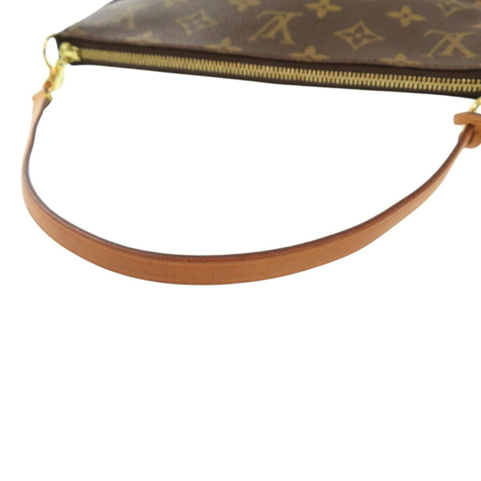 Louis Vuitton Pochette Accessoire Canvas Clutch Bag (Pre-Owned)
