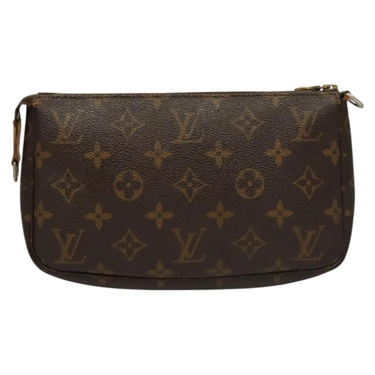 Louis Vuitton Pochette Accessoire Canvas Clutch Bag (Pre-Owned)