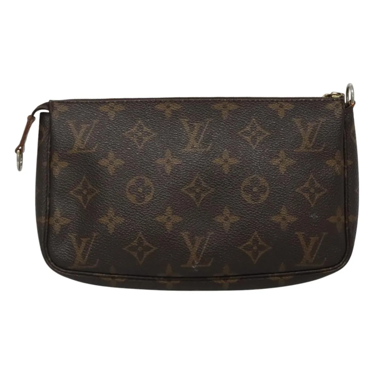 Louis Vuitton Pochette Accessoire Canvas Clutch Bag (Pre-Owned)
