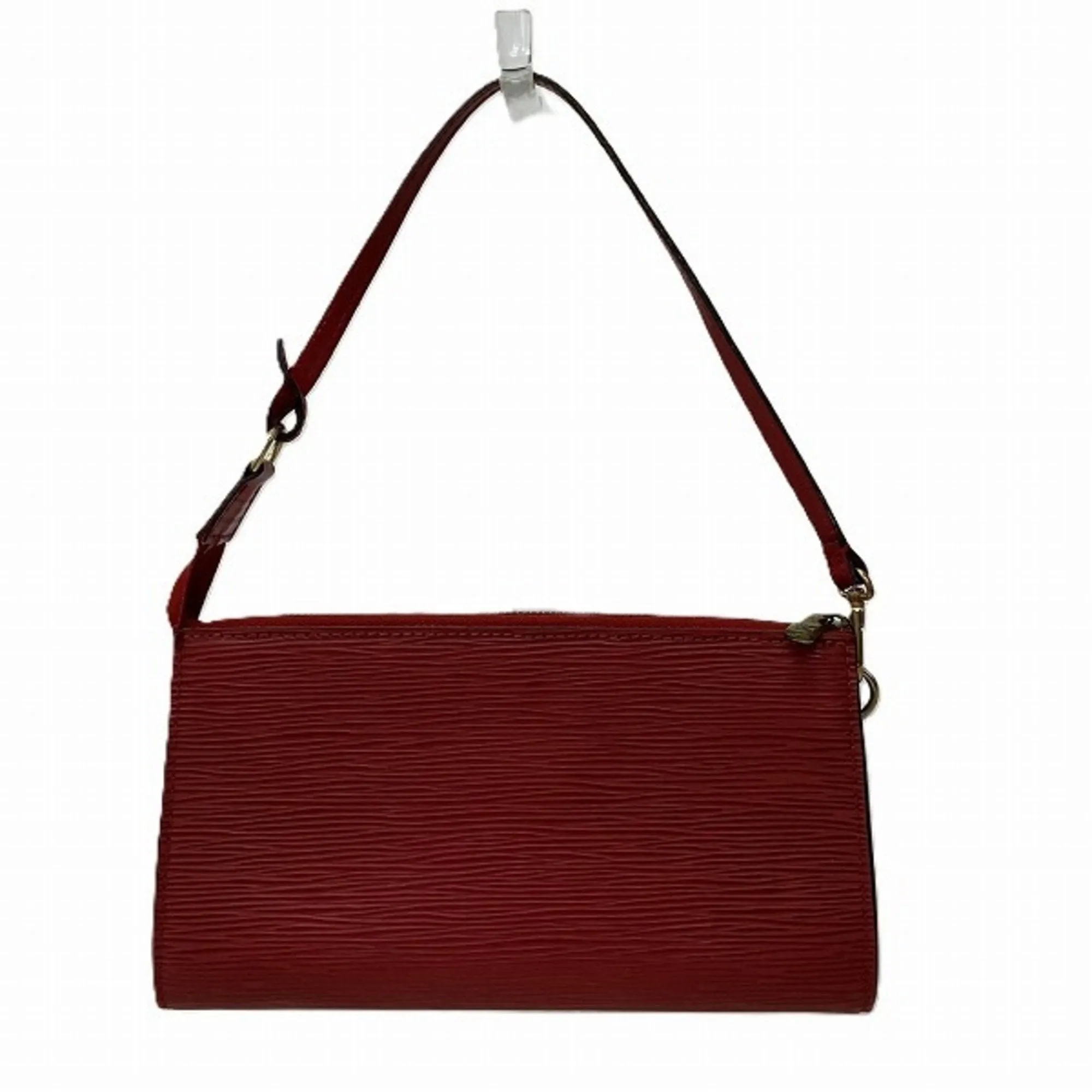 Louis Vuitton Pochette Accessoire Leather Clutch Bag (Pre-Owned)