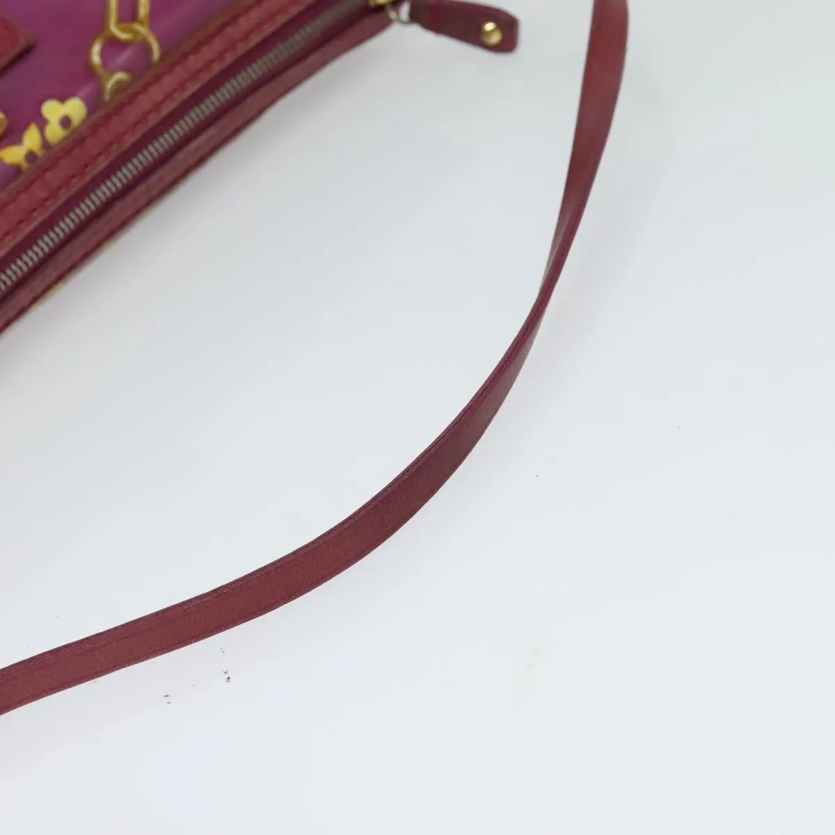 Louis Vuitton Pochette Accessoire Patent Leather Clutch Bag (Pre-Owned)