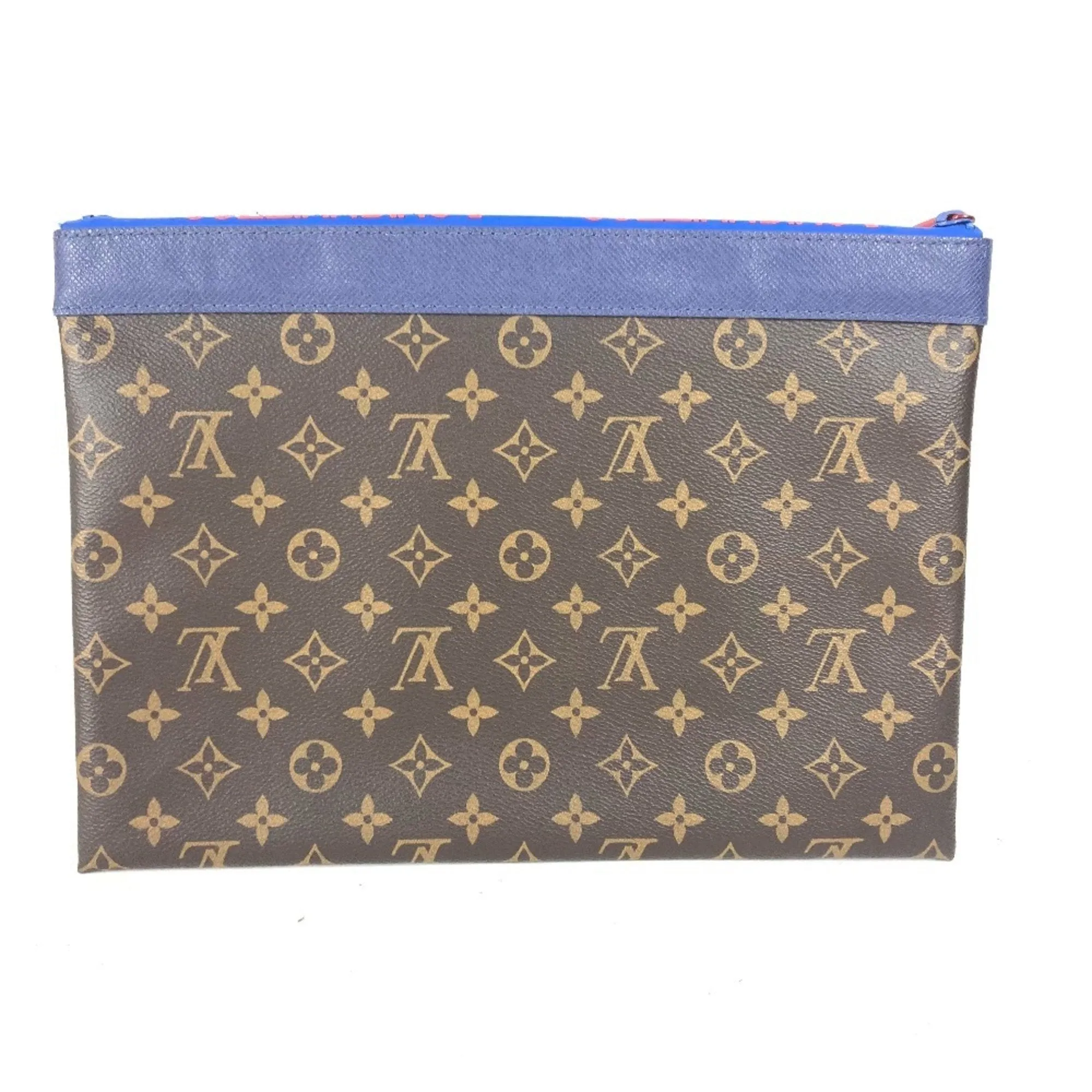 Louis Vuitton Pochette Apollo Canvas Clutch Bag (Pre-Owned)