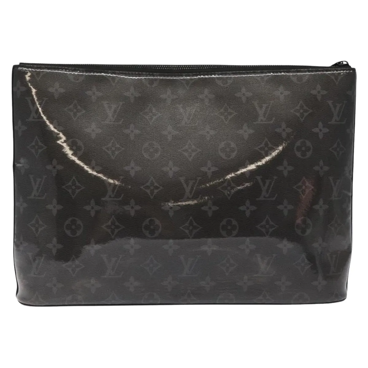 Louis Vuitton Pochette Cosmos Leather Clutch Bag (Pre-Owned)