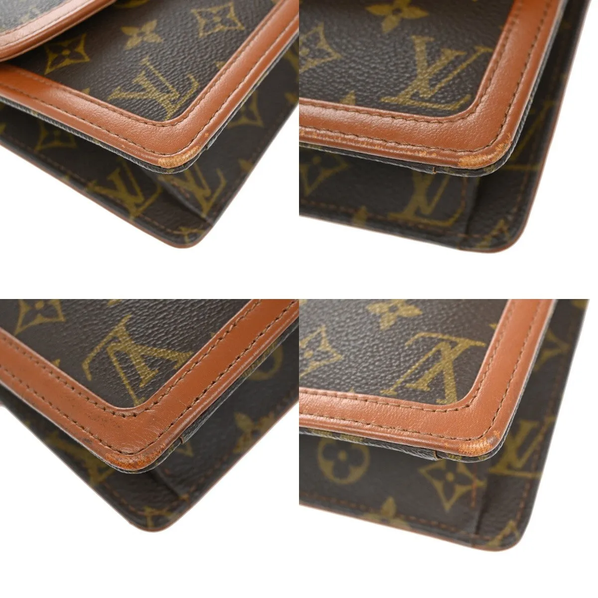Louis Vuitton Pochette Dame Canvas Clutch Bag (Pre-Owned)