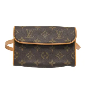 Louis Vuitton Pochette Florentine Canvas Clutch Bag (Pre-Owned)